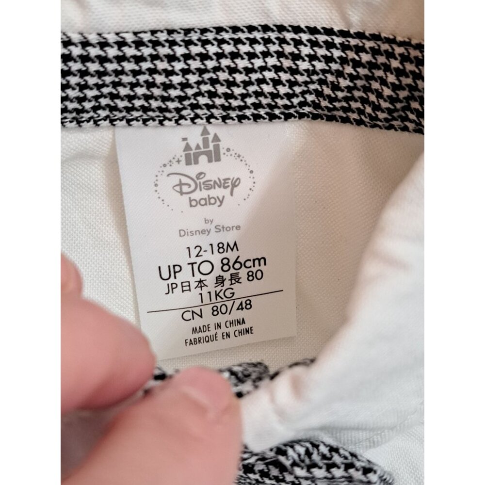 Vtg 101 Dalmations RARE Disney Baby Boys London Button-Up Shirt Bow Tie 12-18 Mo - Picture 7 of 13